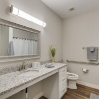 The Legacy of Orangeburg - Model room bathroom