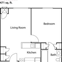 471 Sq. Ft.