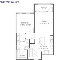 829 Sq. Ft.