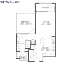 836 Sq. Ft.