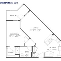 962 Sq. Ft.
