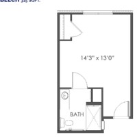 315 Sq. Ft.