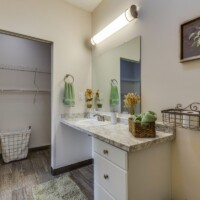bathroom closet