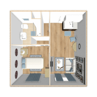 540 Sq. Ft. floorplan