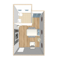144 Sq. Ft. preston house floor plan