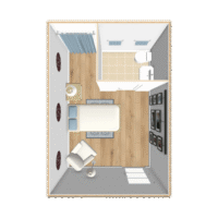 144 Sq. Ft. preston house floor plan